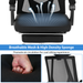 Gymax High Back Office Chair Mesh Reclining Executive Chair W/ Retractable Footrest