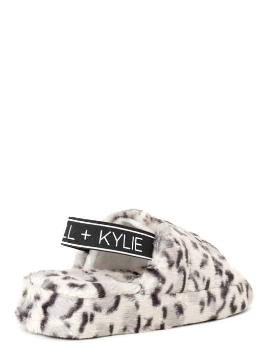Kendall + Kylie Women'S Shani Faux Fur Slingback Slippers