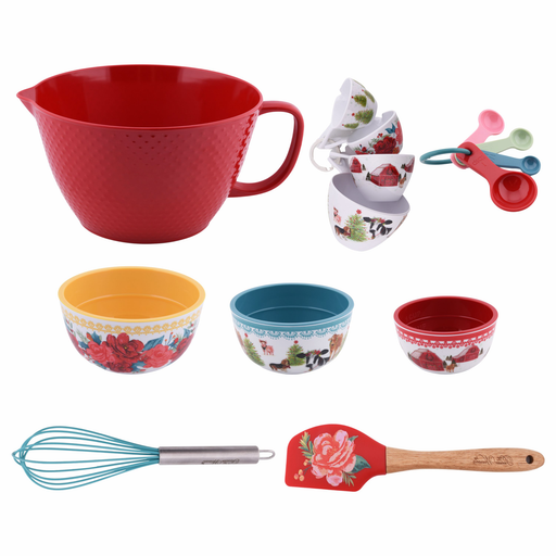 The Pioneer Woman Floral 14-Piece Melamine Baking Set
