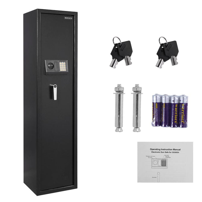Zokop Gun Safe 5 Rifle Large Storage Cabinet Electronic Lock with Separate Lock Boxes for Home