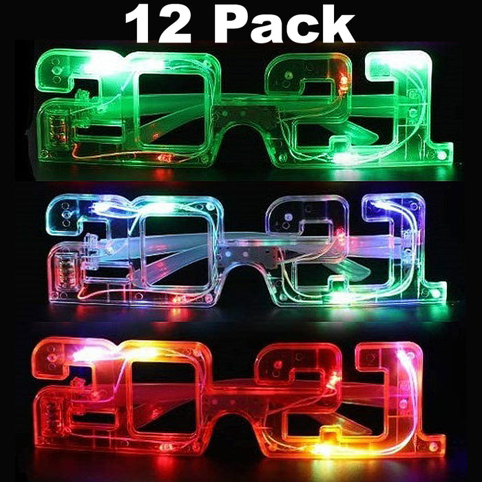 2021 Glasses New Years Eve Party Favors Happy NYE Decorations Supplies New Year