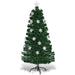 Costway 4FT Pre-Lit Fiber Optic Christmas Tree Multicolor Lights