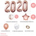 Playeasy 2020 Balloons Gold and Confetti Balloons Set - Rose Gold, Rose Gold Confetti Ballooons | New Years Eve Party Supplies 2020 | Graduation Party Supplies 2020 | NYE Decorations 2020 Graduation B