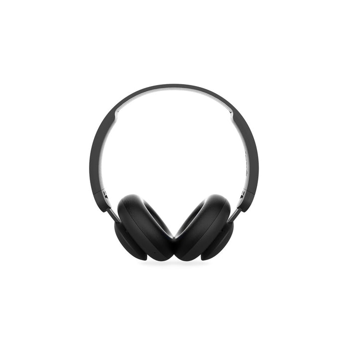 onn. Bluetooth On-Ear Headphones, Black.