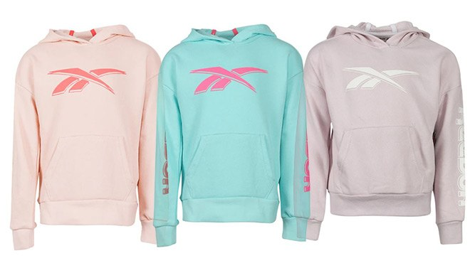 Reebok Girl's Vector Hoodie $12 with Exclusive Code: MYSTERY714-12-FS
