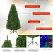 Costway 4Ft Pre-Lit Artificial Christmas Tree Hinged 100 LED Lights
