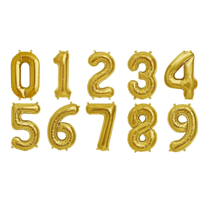 Efavormart 16" Shinny Gold Foil Balloons Letter Balloons For Wedding Party Decorations Graduation New Year Eve Party Supplies