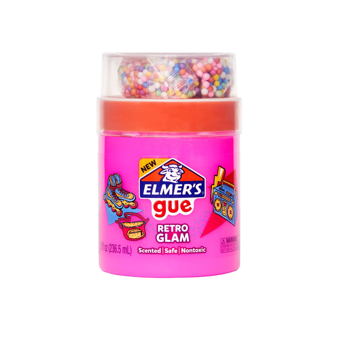 Elmer’s Gue Premade Slime, Retro Glam Slime, Includes Fun, Unique Add-In