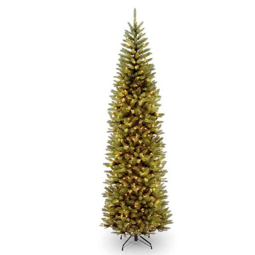 10 ft. Kingswood Fir Pencil Tree with Clear Lights e33400cd-8371-4dfd-8063-facf0c917bed 7445028956916 