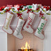 Personalized Swirl Name Christmas Stocking - 4 Colors Available