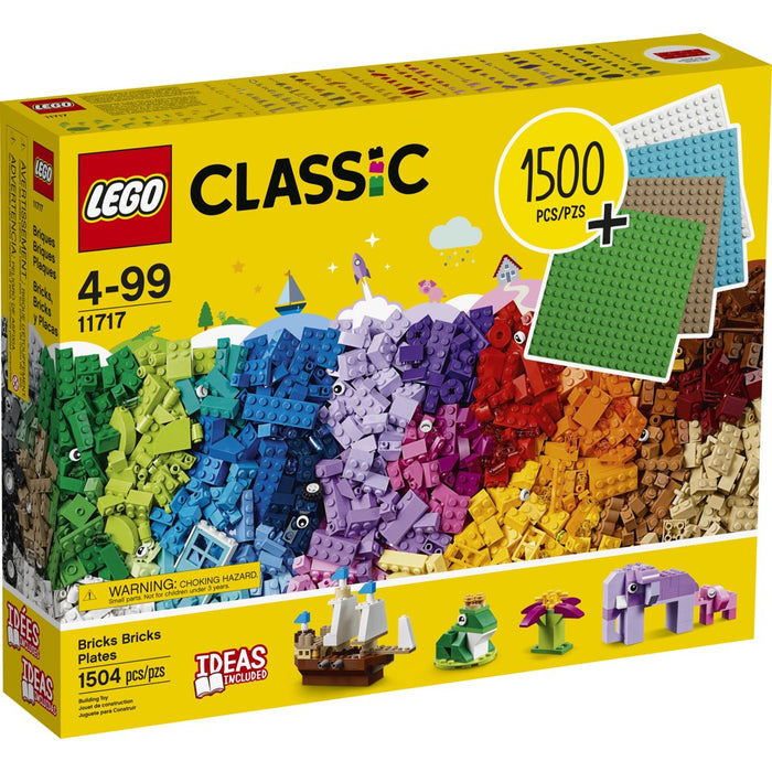 LEGO Classic Bricks Bricks Plates 11717 Building Toy; Great Gift for Kids; Imaginative, Creative, Educational Play