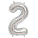 Efavormart Silver 16" tall Alphabet Letters / Number Foil Balloons  Party  Decorations Graduation New Year Eve Party Supplies
