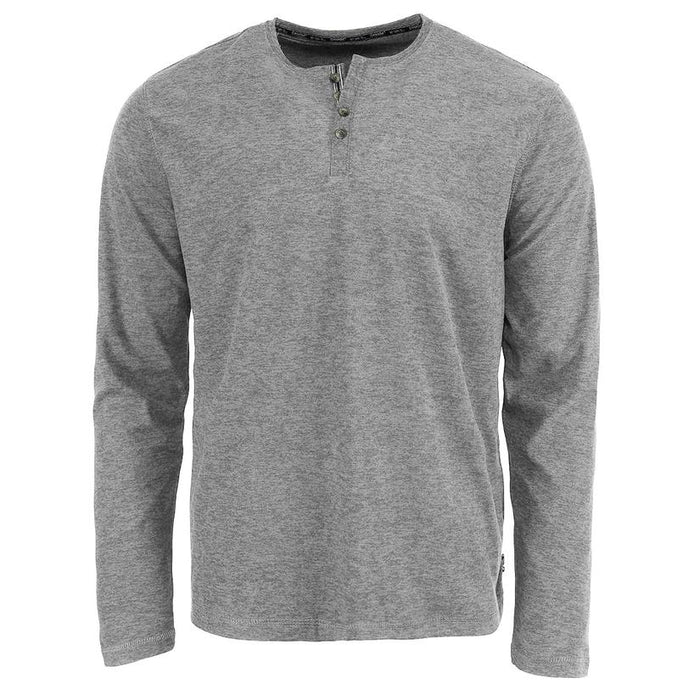 Canada Weather Gear Men's Supreme Soft Henley Melange Long Sleeve Shirt - 2 for $40 w/ code: MYSTERY1110AM-40