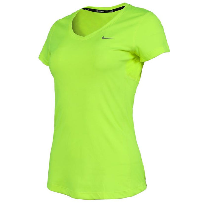 Nike Women's Dri-Fit Miler Short-Sleeve V-Neck Running Top 2 for $30 w/ code: MYSTERY117-30