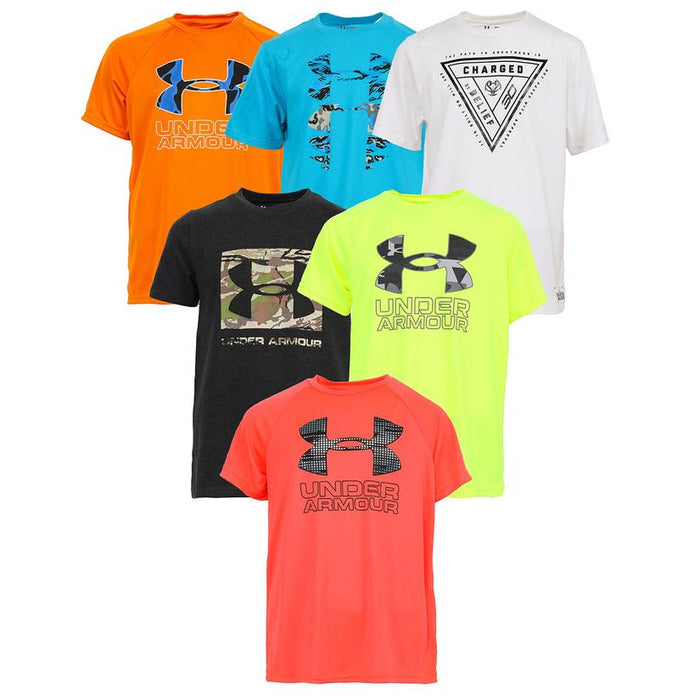 Under Armour Boy's Mystery Shirt - 3 for $25 w/ code: MYSTERY1112PM-25