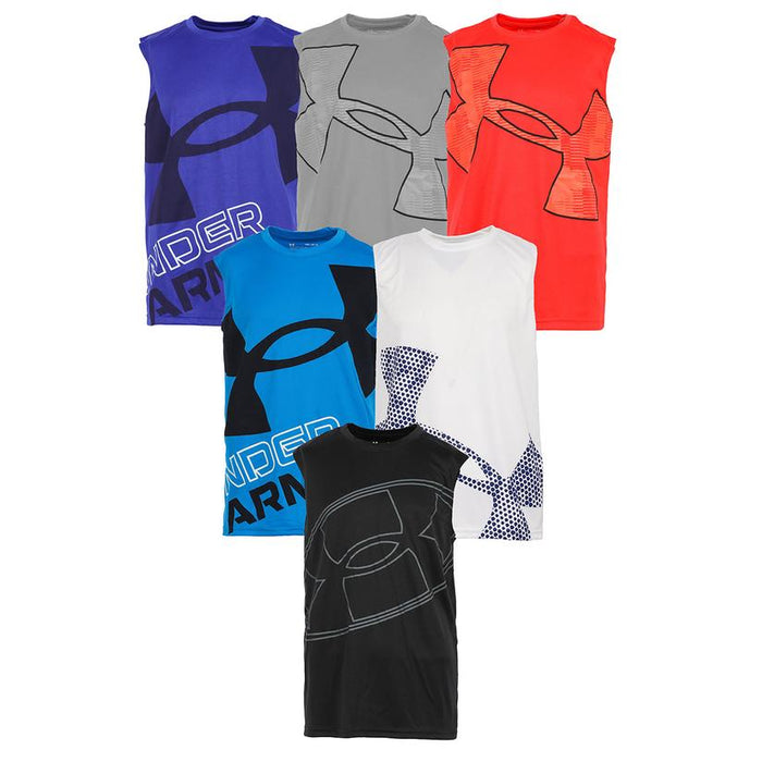 Under Armour Boy's Mystery Sleeveless T-Shirt - 2 for $15 w/ code: MYSTERY1110PM-15